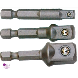 vendita online Serie 3 adattatori 1/4-3/8-1/2 Mandrini - Adattatori E Attacchi Per Mandrini Fermec